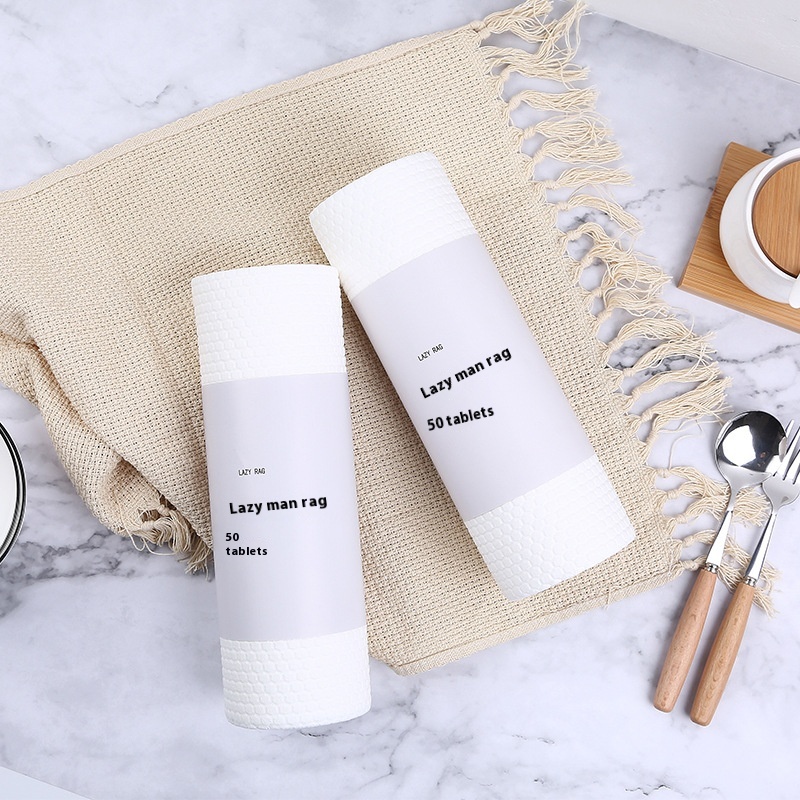 T9050 Kitchen Non-stick Oil Non-woven Household Disposable Dish Towel Dishwashing Cloth Lazy Rag