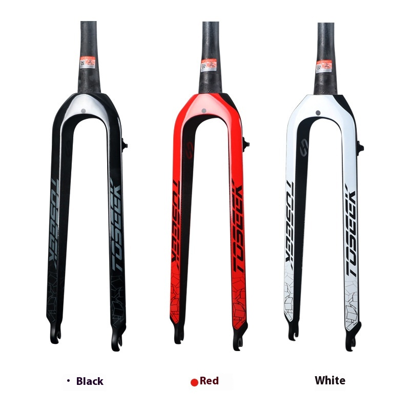 Carbon Fiber Bicycle Hard Fork Disc Brake26/27.5 Inch29 Inch Cone Tube Mountain Bike Full Carbon Front Fork Bicycle Accessories