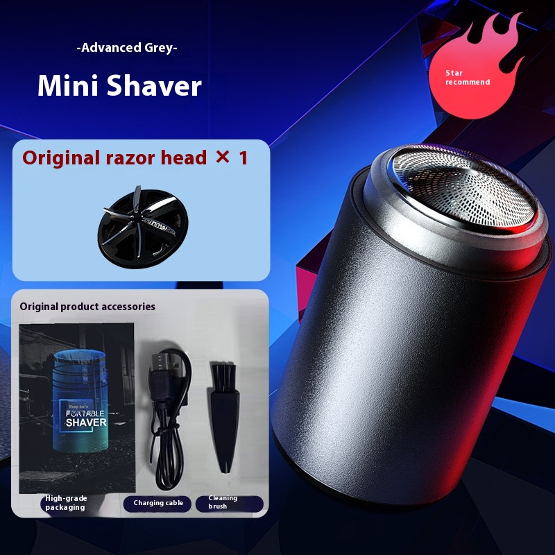 Mini Electric Shaver Portable Travel Men's Electric Shaving Shaving Rechargeable Shaver