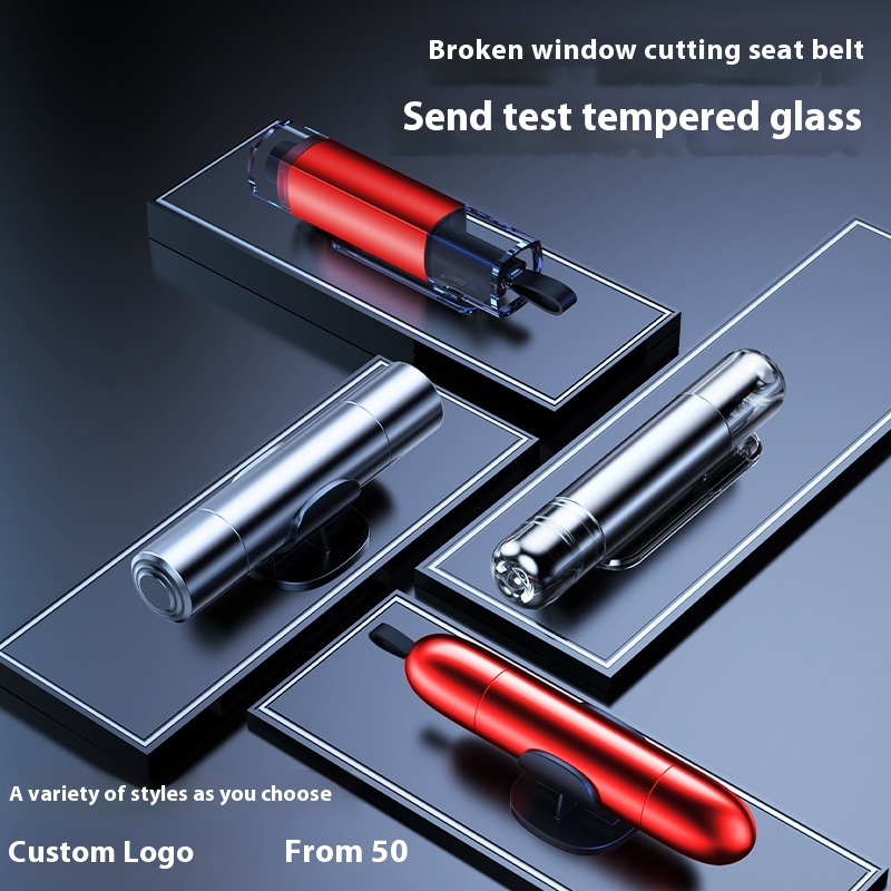Car Safety Hammer Car Window Breaker Multi-function Escape Hammer Seat Belt Cutter Mini Portable Emergency Tool