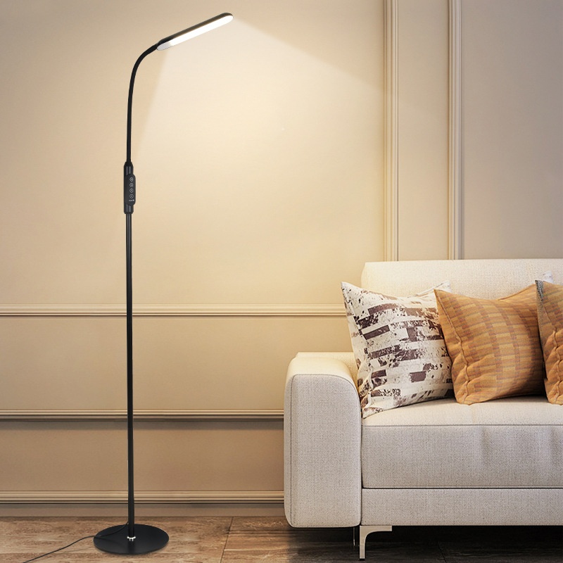 Floor Lamp Simple Modern Living Room Sofa Bedroom Study Piano Floor LEDEye Protection Table Lamp Dual-purpose Vertical