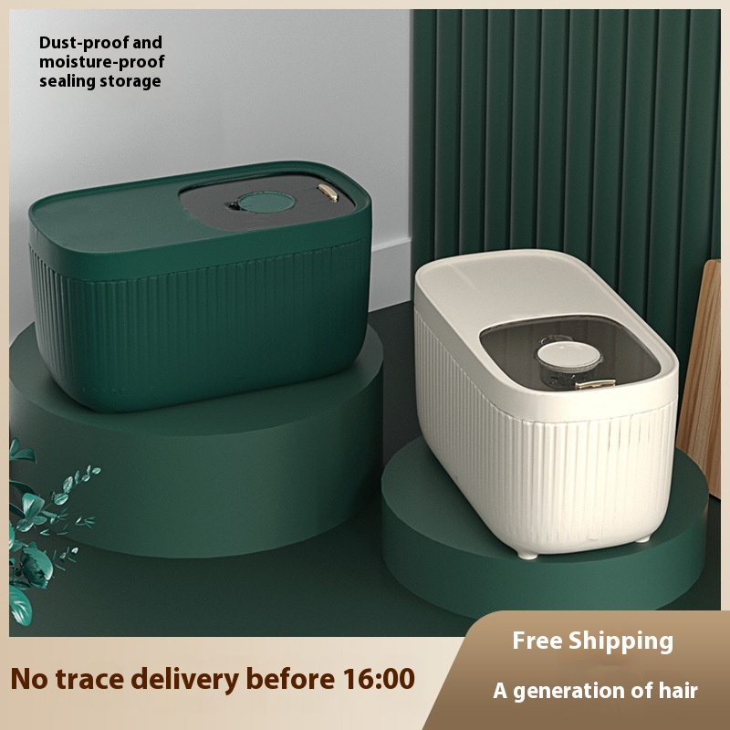 Light Luxury Kitchen Household Rice Bucketect-proof And Moisture-proof Sealed With Scale Storage Tank Flour Grain Storage Nano Box20 Catties