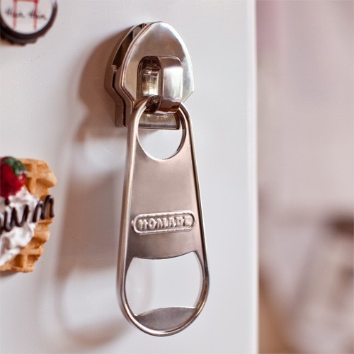 Creative Large Magnetic Zipper Bottle Opener Beer Bottle Opener With Refrigerator Magnet Personality Bottle Opener Screwdriver