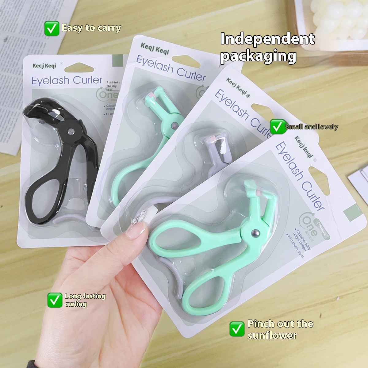 Style Eyelash Curler Portable Partial False Eyelashes Assistant Beauty Eyelash Curler