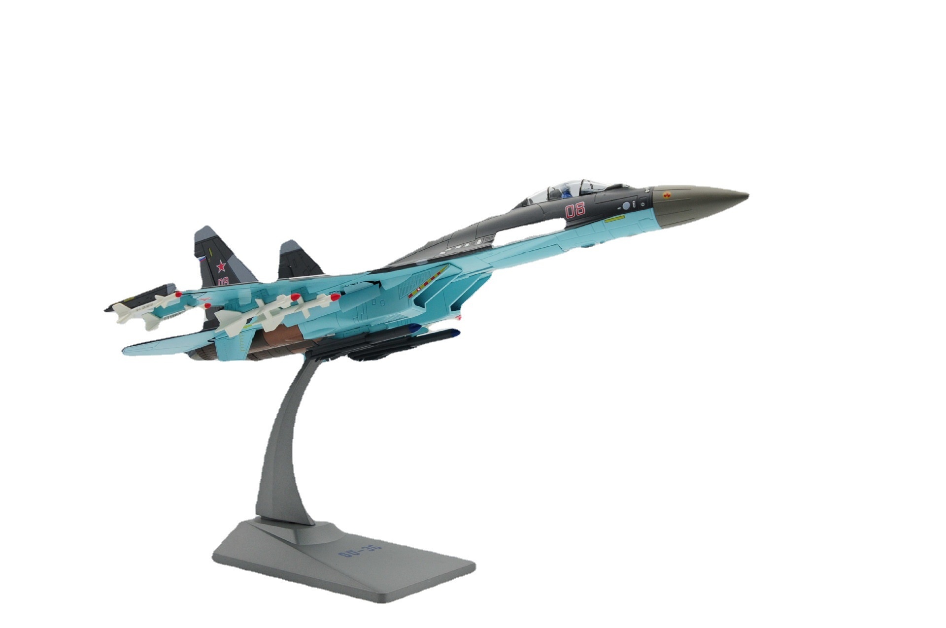 SU-351:48 Su-35 Soviet Fighter Jet Model Alloy Die-cast Aircraft Model