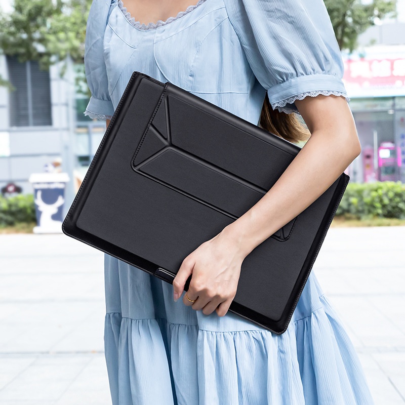 Laptop Sleeve For Apple Mac Book Pro14,16-inch Huawei,Dell,With Stand And Inner Liner For Protection