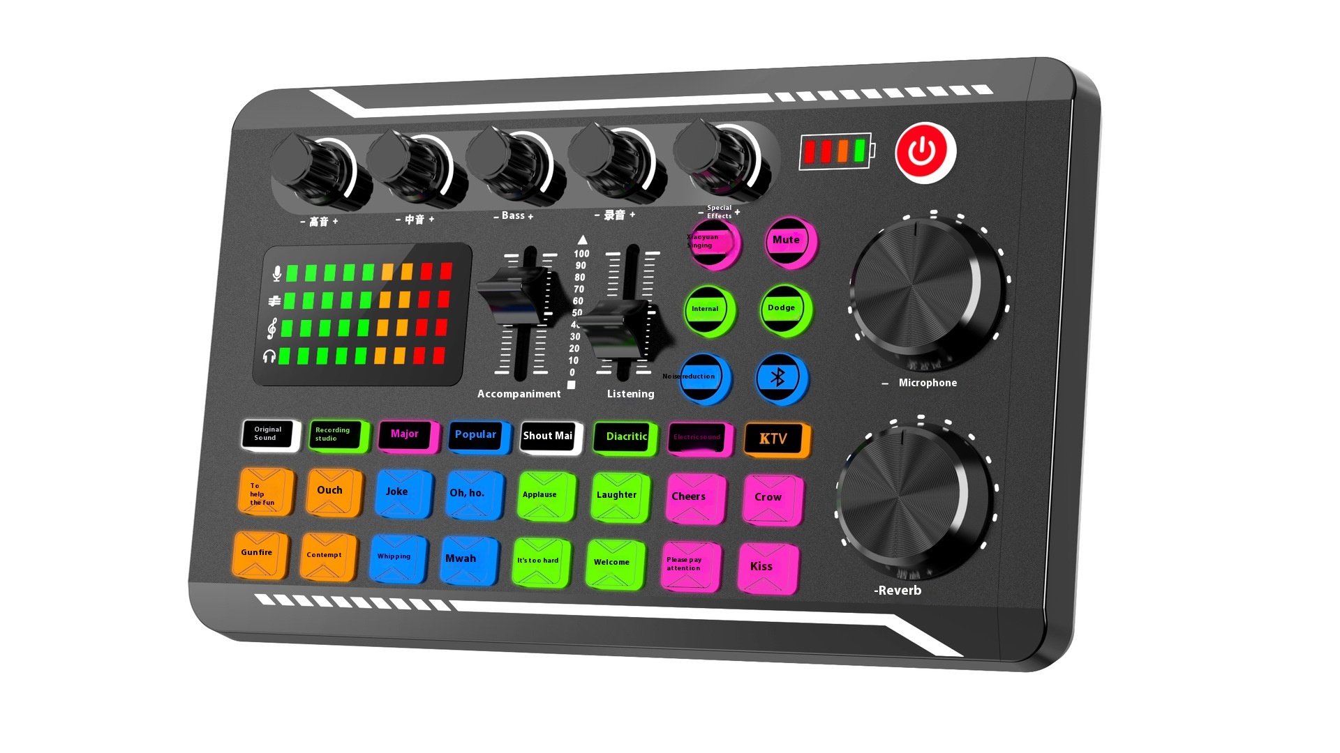 F998 Wireless Sound Card Set-Ideal For Influencers And Singers On Platforms Like Kuaishou And Universal K-Song,Compatible With Smartphones And Computers For High-Quality Audio Streaming And Recording.