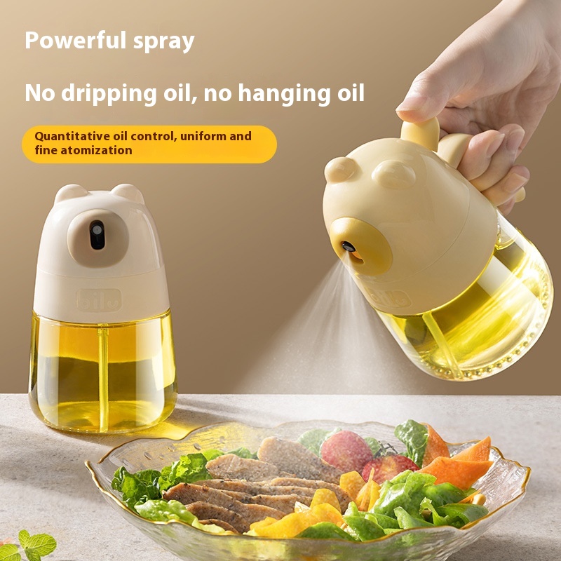 Oil Spray Bottle Spray Air Fryer Home Kitchen Cooking Oil Leak-proof Non-stick Oil Glass Oil Spray Pot