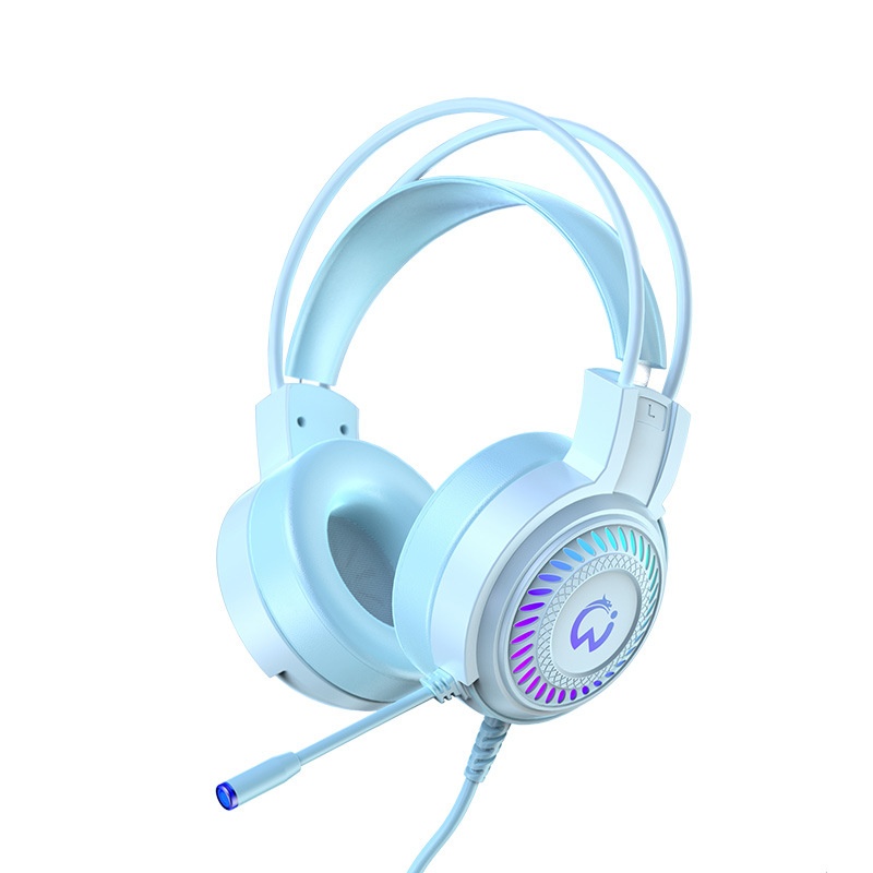 USBOver-Ear Wired Gaming Headset-7.1 Surround Sound,Noise-Canceling Microphone,Compatible With Desktop And Laptop Computers