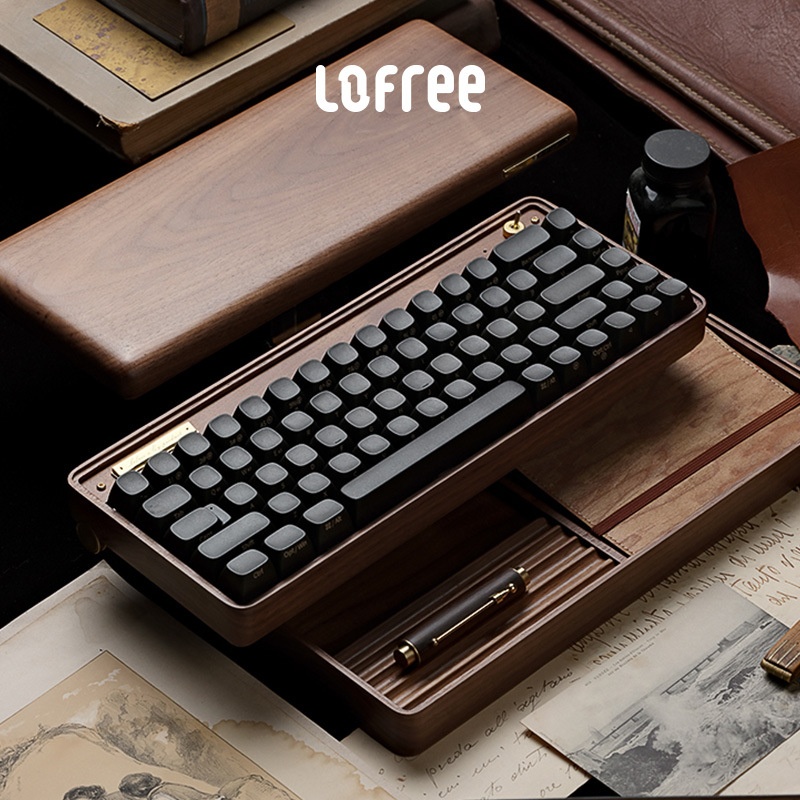 Lofree Transparent Milk Tea Rose Gold Little Yellow Duck Ink Gold Half Summer Knight Xiaoqiao Xiaolang Bluetooth Keyboard Mouse