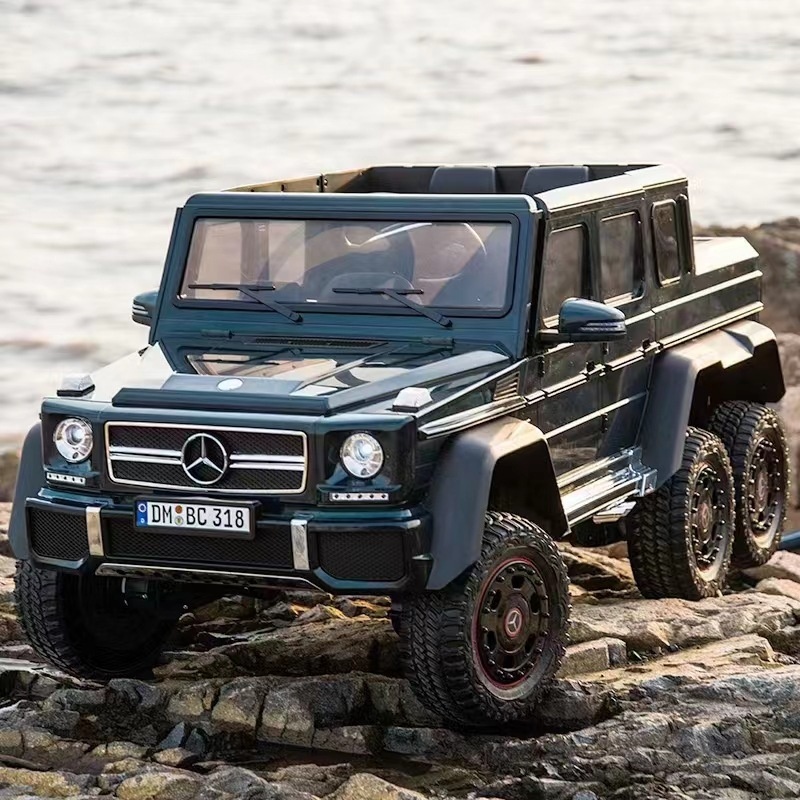 Off-road Mercedes-Benz G-Class Children's Electric Car Six-wheel Remote Control Car Baby Stroller4 WDBoys And Girls Baby Toy Car Can Sit