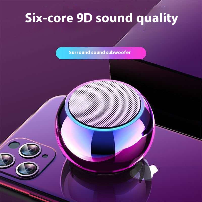 Wireless Bluetooth Speaker–Powerful Bass,Stereo Sound,High Volume,Portable Outdoor And Home Mini Subwoofer Speaker