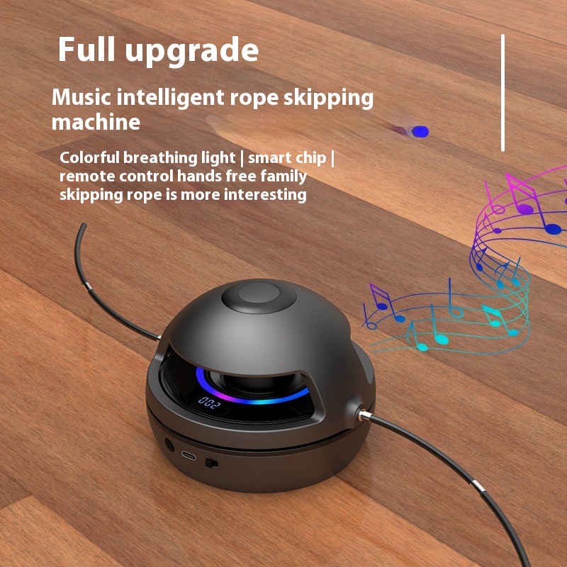 Fully Automatic Smart Rope Skipping Machine Bluetooth Counting Children's Parent-child Exercise Weight Loss Fitness Artifact