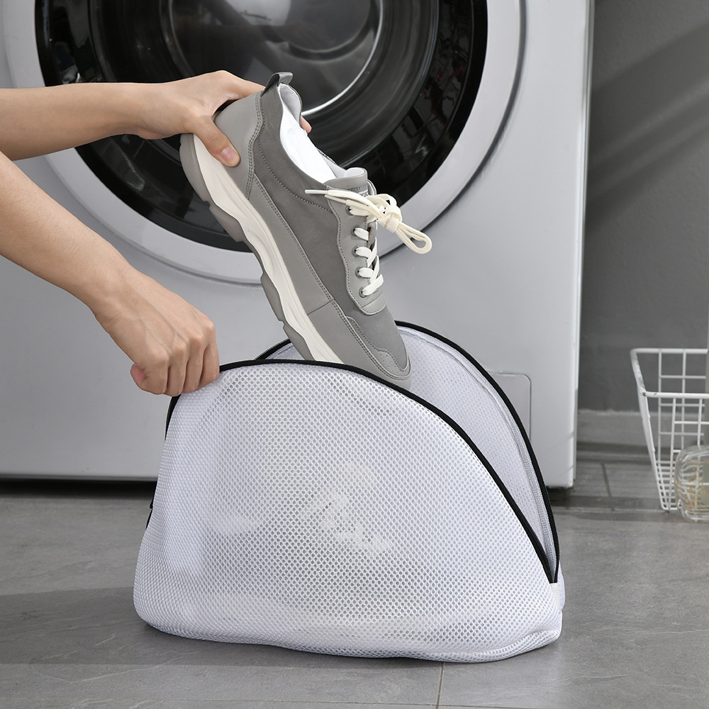 Household Shoe Washing Bag Polyester Shoe Washing Mesh Bag Laundry Bag Washing Machine Special Filter Net Special Anti-deformation Washing Bag