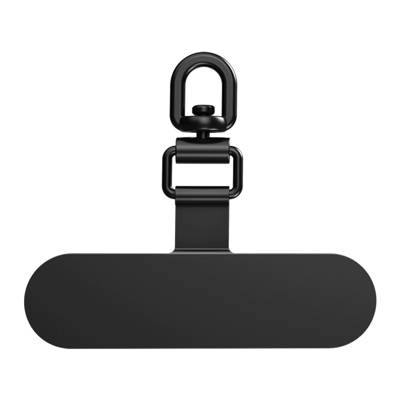 Mobile Phone Gasket Lanyard Stainless Steel Ultra-thin Clip Back Sticker Connecting Piece Metal360 Rotation Hanging Piece Anti-lost Patch