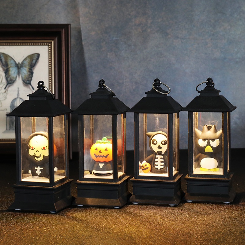 Halloween Pumpkin Lantern LEDLuminous Small Wind Lantern Bar Secret Room Halloween Dress-up Supplies Props