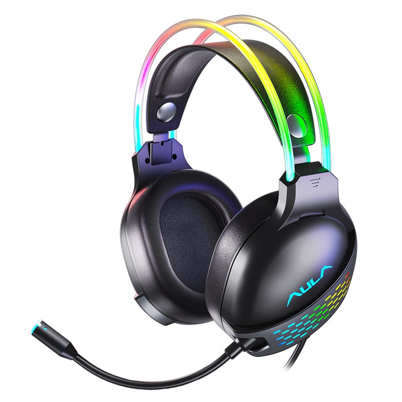 Wolf Spider S503 Computer Headset-Light-Up Over-Ear Headphones For Voice Teaching,streaming,Online Classes,And Gaming,y Design For Influencers