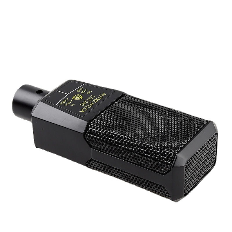 LGT240 Microphone With Sound Card-Large Diaphragm Square Condenser Microphone,Ideal For Professional Recording Andstreaming.