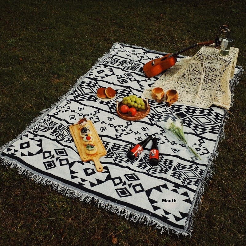 Foreign Trade Original Ethnic Style Picnic Mat Style Picnic Cloth Bohemian Moisture-proof Mat Tent Carpet Floor Mat