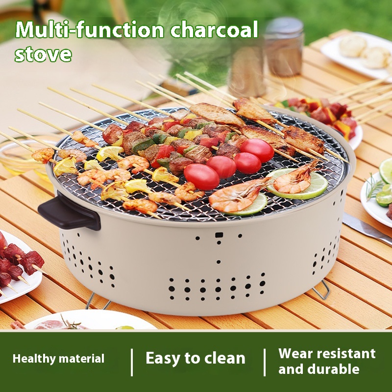 Home Courtyard Barbecue Stove Indoor Charcoal Fire Picnic Barbecue Stove Outdoor Charcoal Fire Heating Side Stove Tea Making