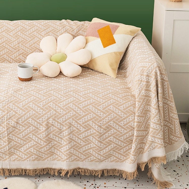 Solid Color Sofa Cover Sofa Blanket Sofa Towel Nordic Simple Sofa Cover Net Celebrity Leisure Blanket Picnic Blanket