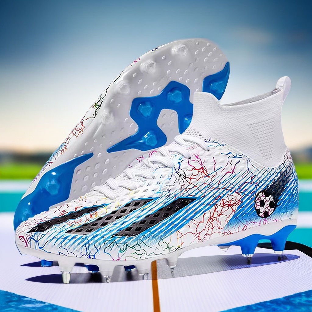 Adult High-top Football Shoes Men's World Cup Falcon Boys And Girls Children's Broken Nail Training Shoes Special Shoes