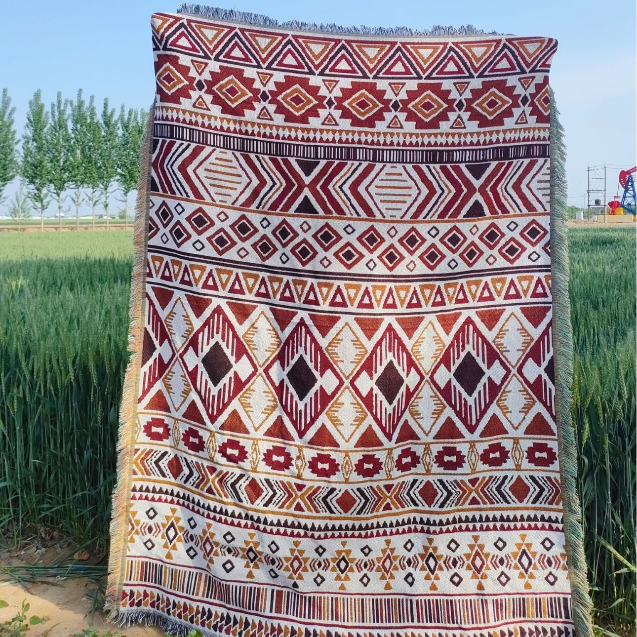 Outdoor Sofa Towel Cover Blanket Outdoor Camping Blanket Picnic Mat Full Cover Sofa Cover Sofa Blanket Four Seasons Universal Sofa Cushion