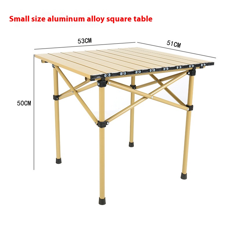 Outdoor Folding Table And Chair Portable Aluminum Alloy Folding Table Camping Table And Chair Barbecue Table Picnic Table And Chair Egg Roll Table