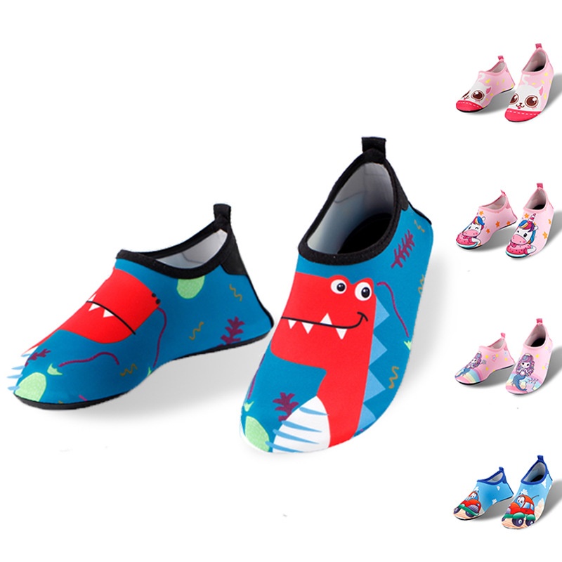Children's Cartoon Outdoor Beach Shoes Creek Shoes Outdoor Wading Quick-drying Children's Swimming Shoes S