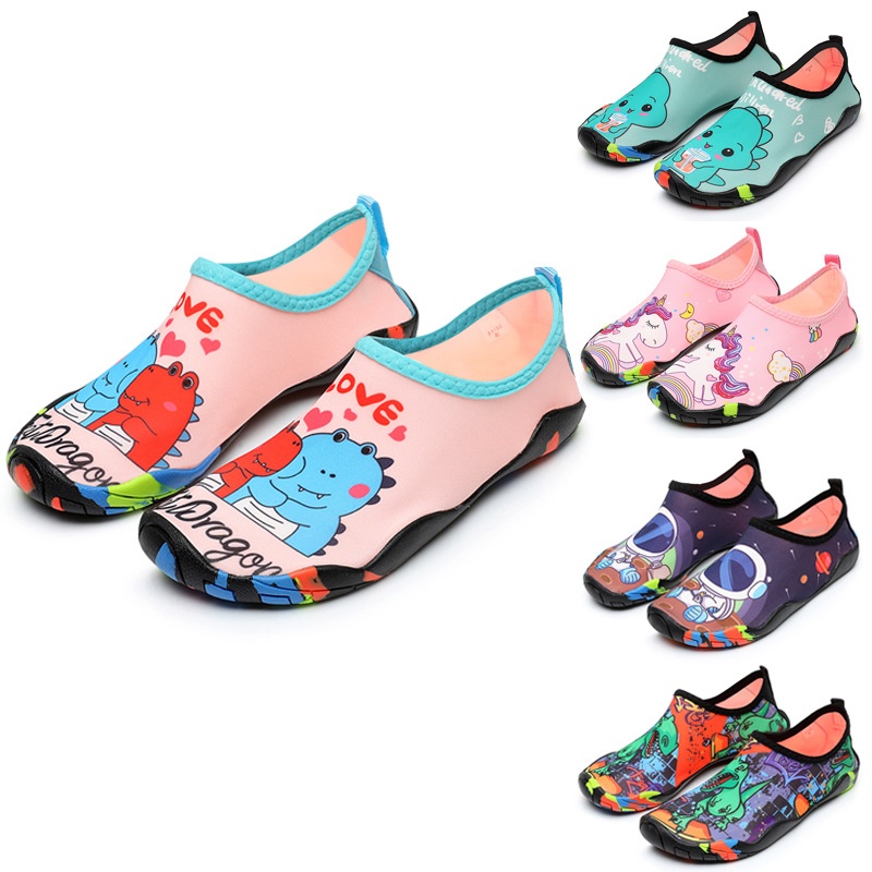 SChildren's Cartoon Outdoor Creek Shoes Thick Non-slip Beach Socks Home Floor Shoes