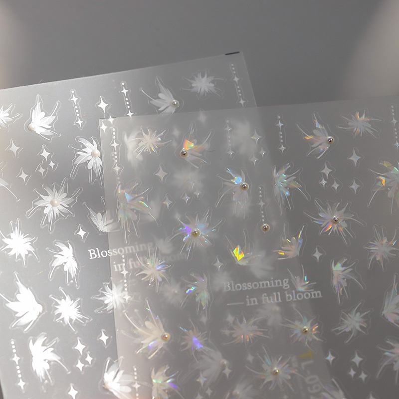 Iron Technology Three-dimensional Butterfly Nail Art Sticker Embossed Adhesive Nail Sticker Linglong Series TL-092