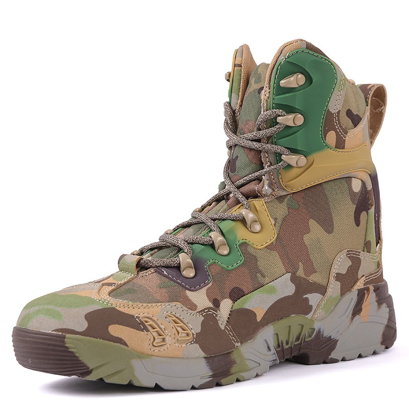 SMagnum Camouflage Men's Sports Outdoor High-top Combat Boots Outdoor Spider-Man Desert Boots Shoes
