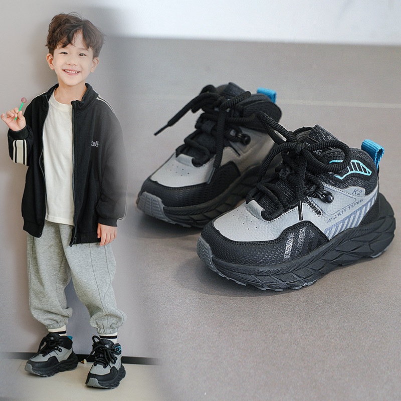 Children's Outdoor Hiking Shoes Casual Boys Sports Shoes Autumn And Winter Anti-kick Wear-resistant Breathable Girls Shoes