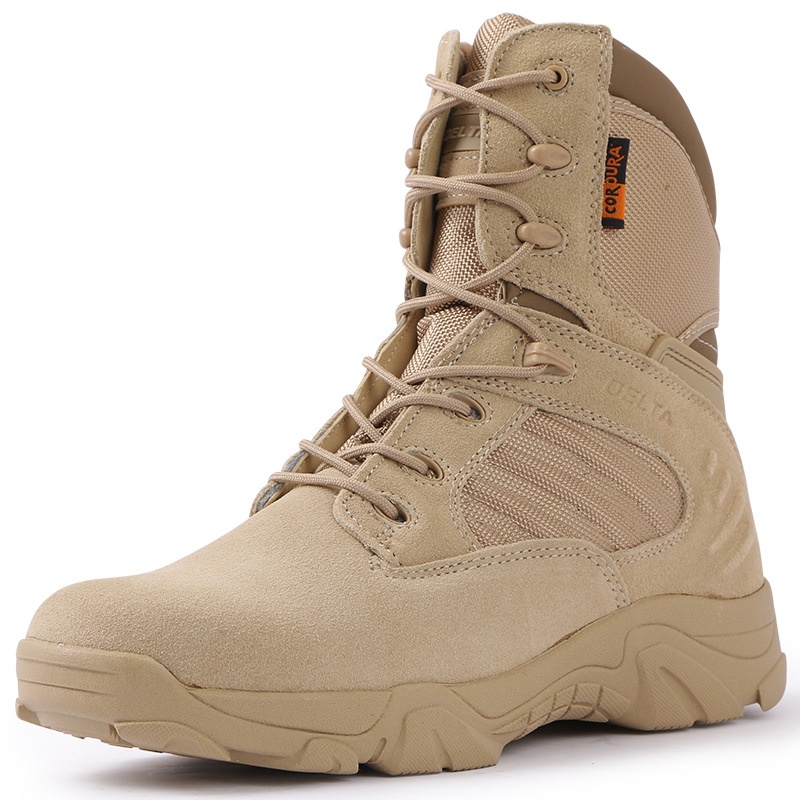 Kowloon Shoes And Boots Delta High-top Combat Boots Tactical Boots Hiking Shoes Outdoor Desert Boots