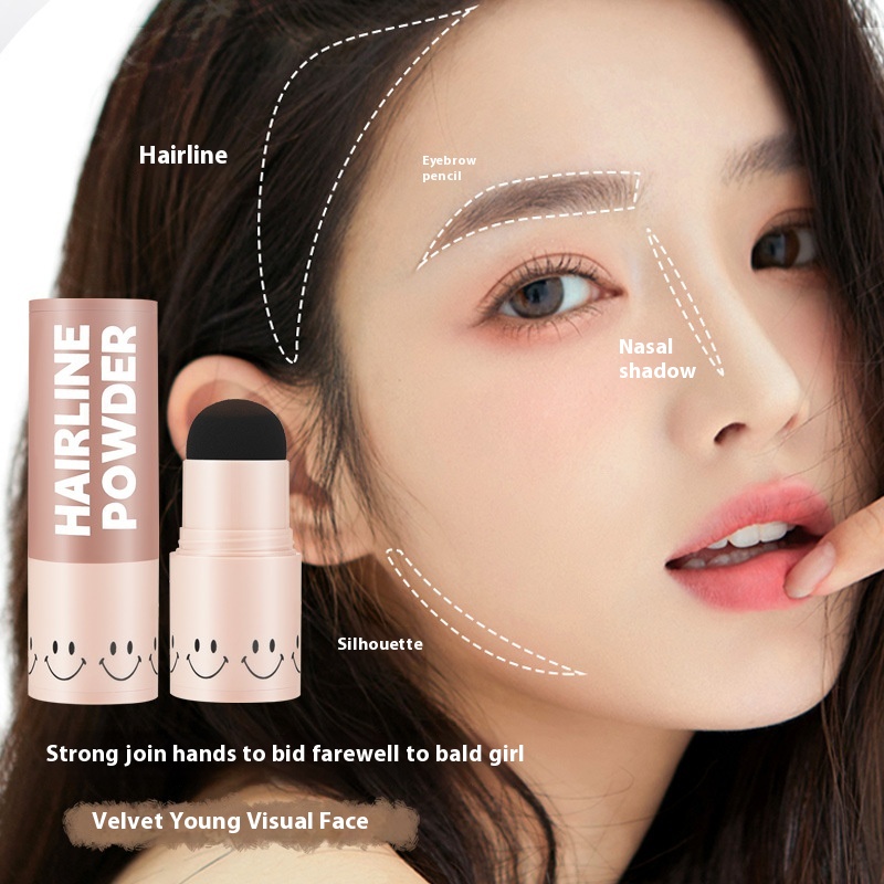 Tianwei Soft Light Mist Velvet Hairline Powder Contour Shadow Powder Modify Fill Forehead Natural Hairline