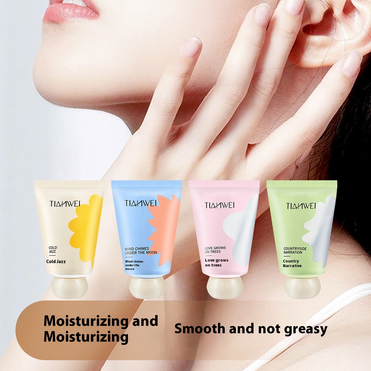 Tianwei Colorful Fragrance Hand Cream Gift Hand Cream Small Fat Moisturizing Long-lasting Fragrance Hand Cream