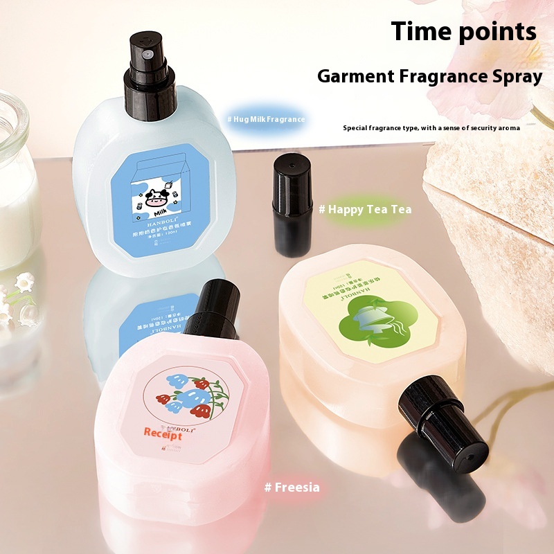 Hanboli Fragrance Clothing Spray Freesia Woody Perfume Pseudo Body Fragrance Unisex Student