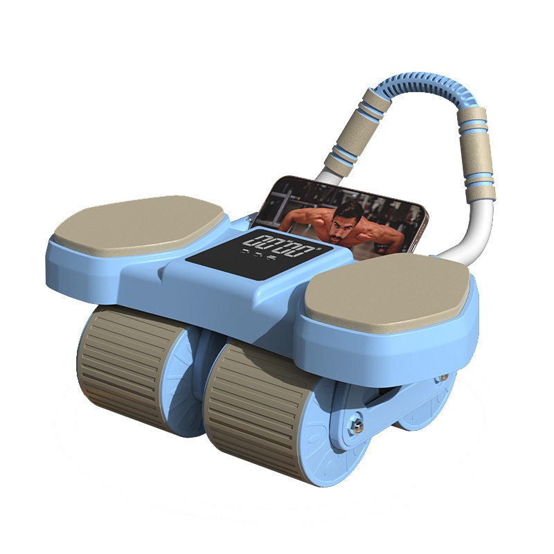 Abdominal Wheel Automatic Rebound Abdomen Curling Thin Belly Training Abdominal Muscle Artifact Home Elbow Support Sports Fitness Equipment