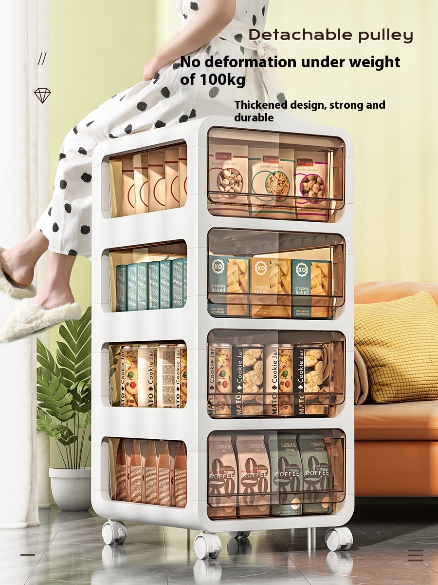 Toy Storage Box Drawer-type Plastic Snack Storage Cabinet Household Clothes Storage Box Large Storage Cabinet