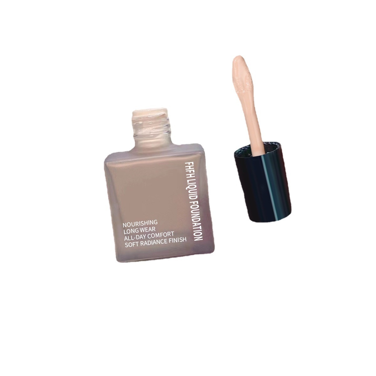 FHFHBrightening Concealer Foundation Makeup Long-lasting Creamy Skin Small Square Bottle Sweat-proof,Waterproof,Moisturizing,Not Easy To Remove Makeup