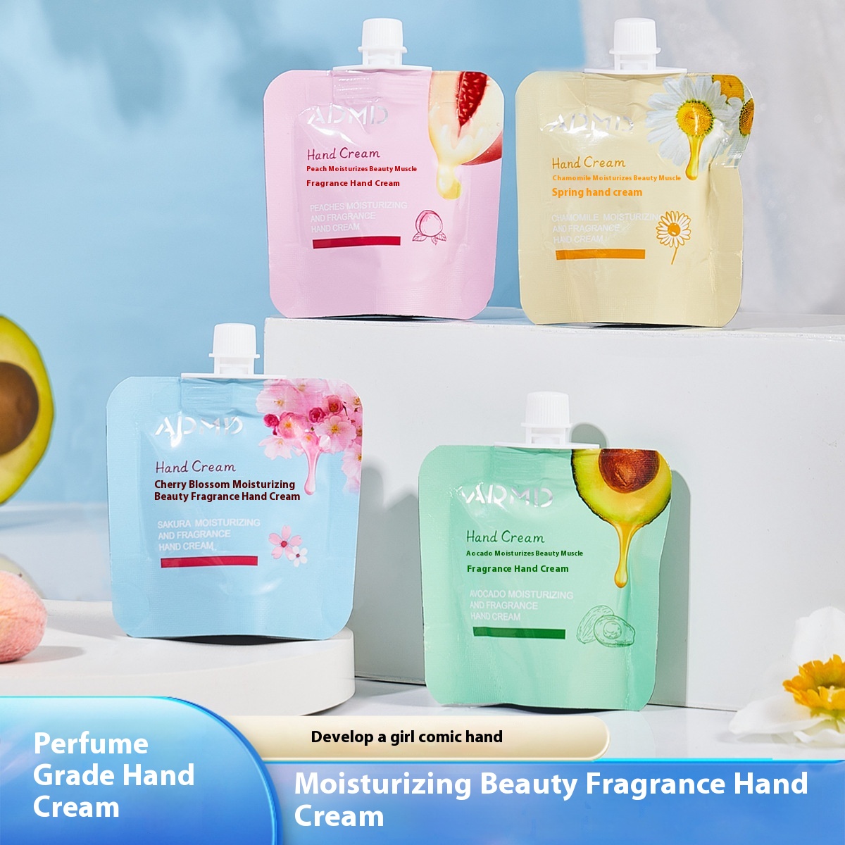 Autumn And Winter Fragrance Moisturizing Hand Cream Floral And Fruity Portable Bag Hand Care Gift Souvenir