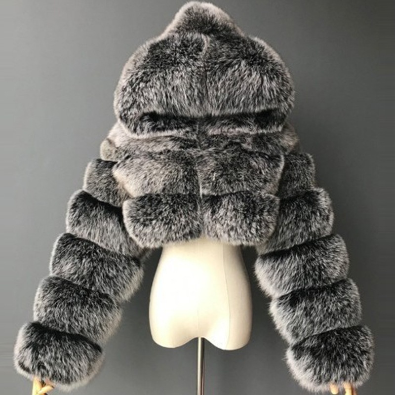 Imitation Fur Coats And Jackets European And American Fashion Imitation Fur SHaining Imitation Fur