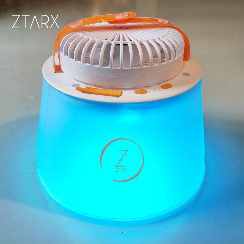 ZTARXOutdoor Camping Light Waterproof Folding Solar Inflatable Light Magnetic Camping Tent Light