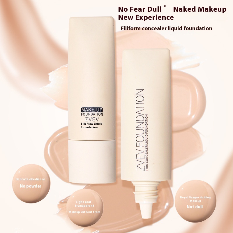 Thin Concealer Liquid Foundation Lasting Makeup Moisturizing Oil Control Cream Skin Concealer Lasting