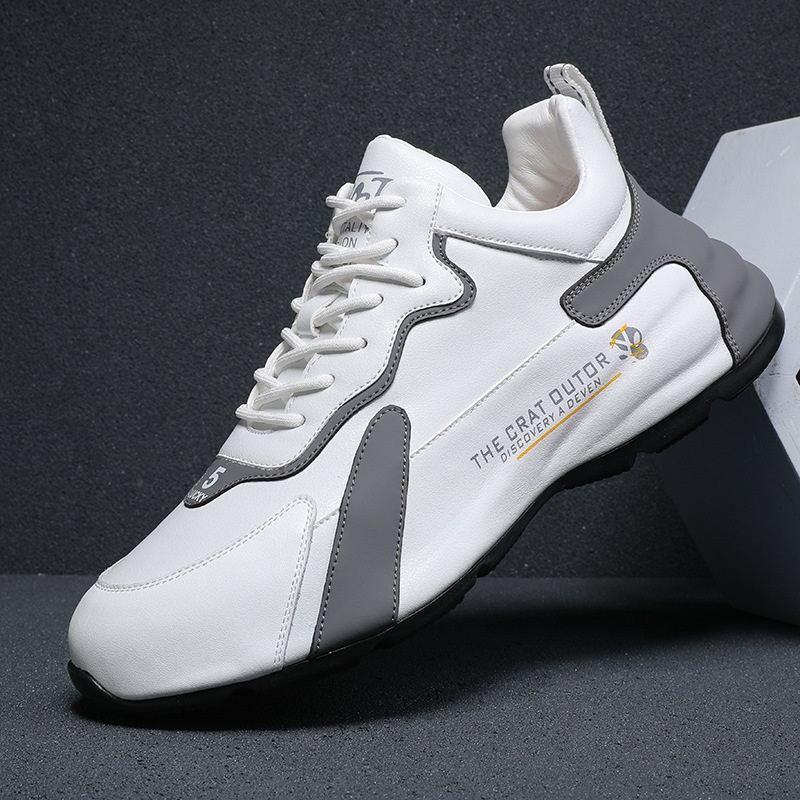 Men's Shoes Summer Sports Shoes Casual Shoes Douyin Leather Bottom Men's Shoes Dad Shoes White Shoes
