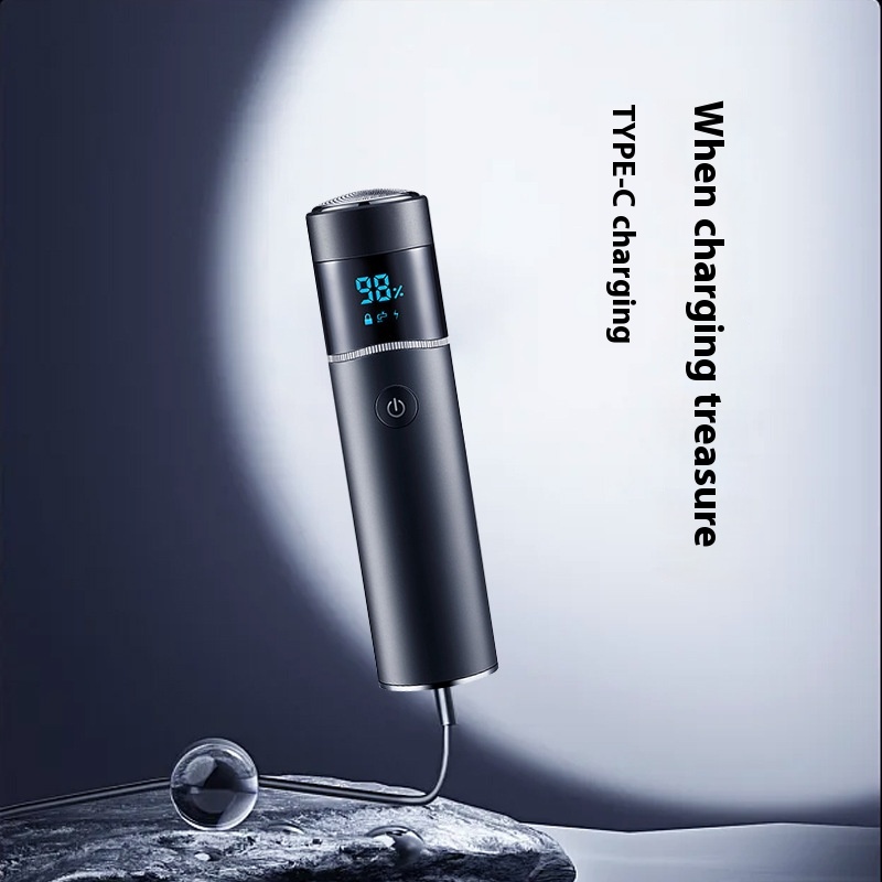 Electric Shaver Processing Shaving Outdoor Travel Washable Men's Shaver - 3