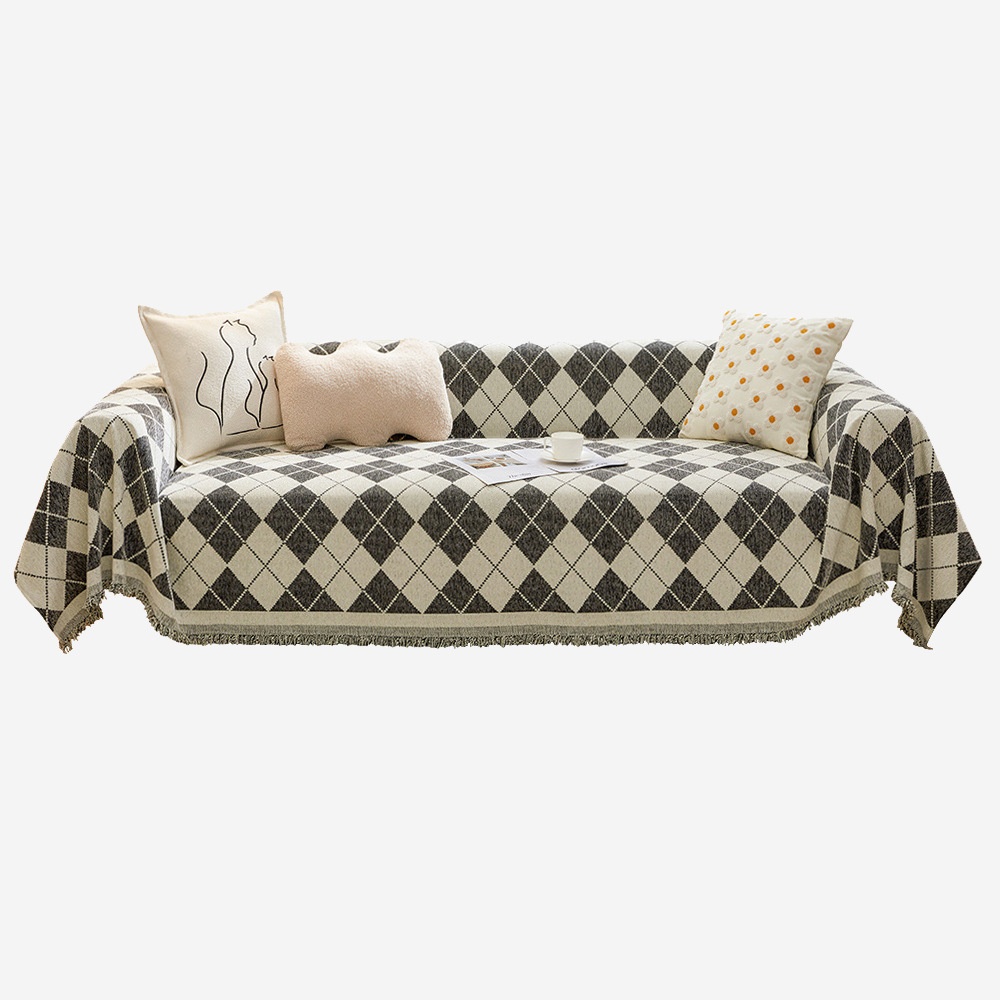 Four Seasons Universal Anti-cat Claw Chenille Sofa Towel Double-sided Lazy Sofa Cover Towel Multi-purpose Sofa Cover Cloth