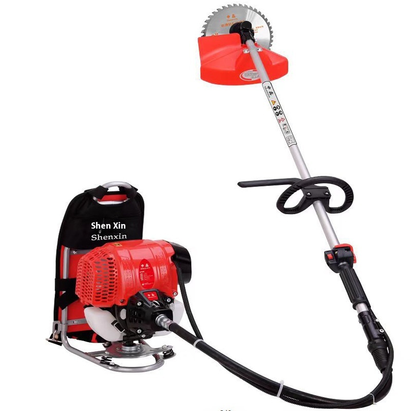 Shenxin Agricultural Harvesting Backpack Weeder Portable Four-stroke High-power Gasoline Lawn Mower