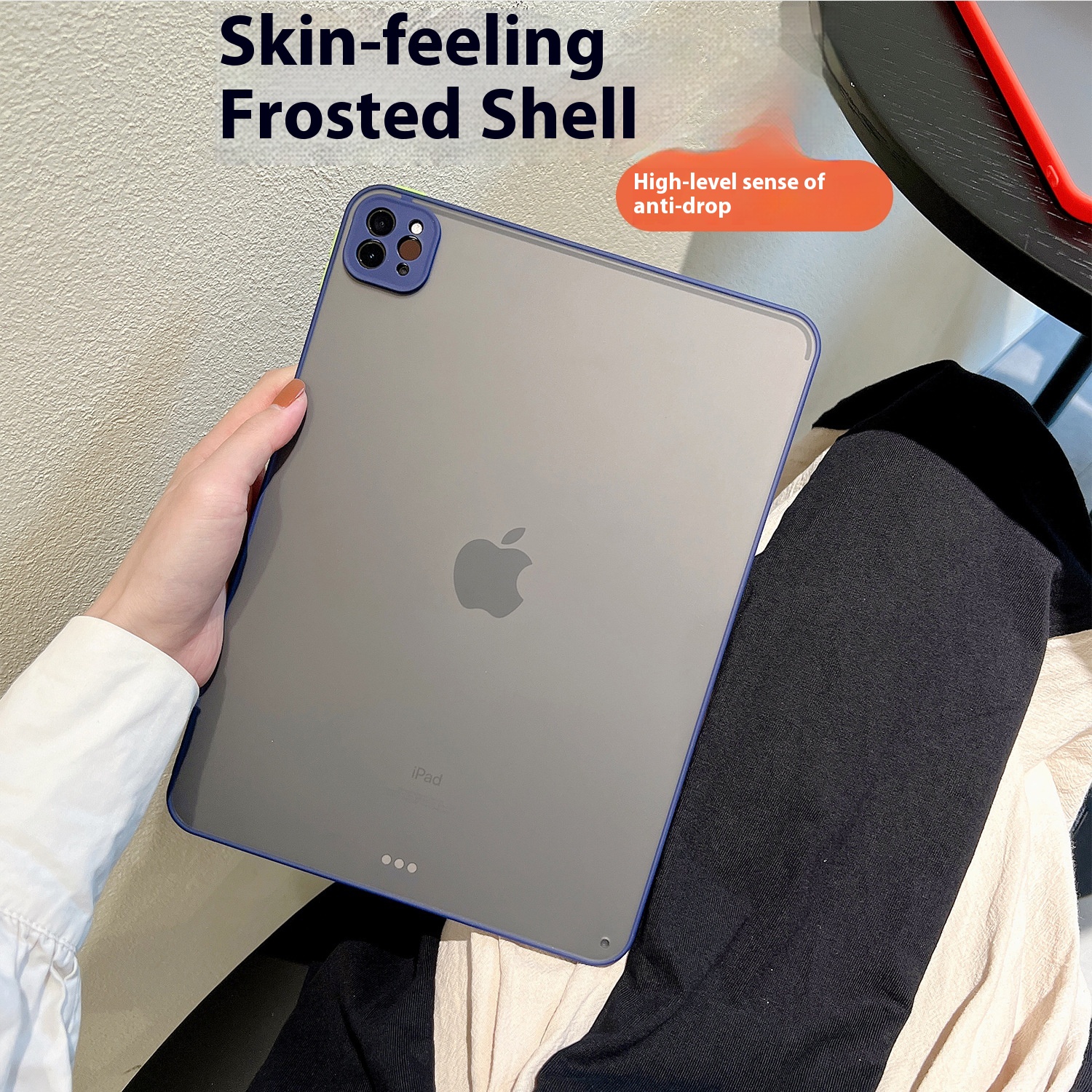 Suitable For Ipad10.9 Skin-feel Protective Cover Mini6 Frosted Shell11 Anti-fall Apple Tablet Pro10 Full Package