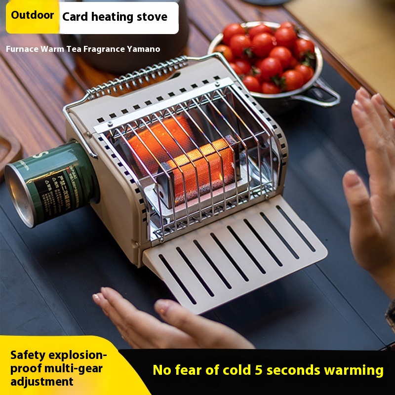 Camping Multi-functional Portable Mini Portable Heating Stove Outdoor Boiling Tea Tent Heating Stove